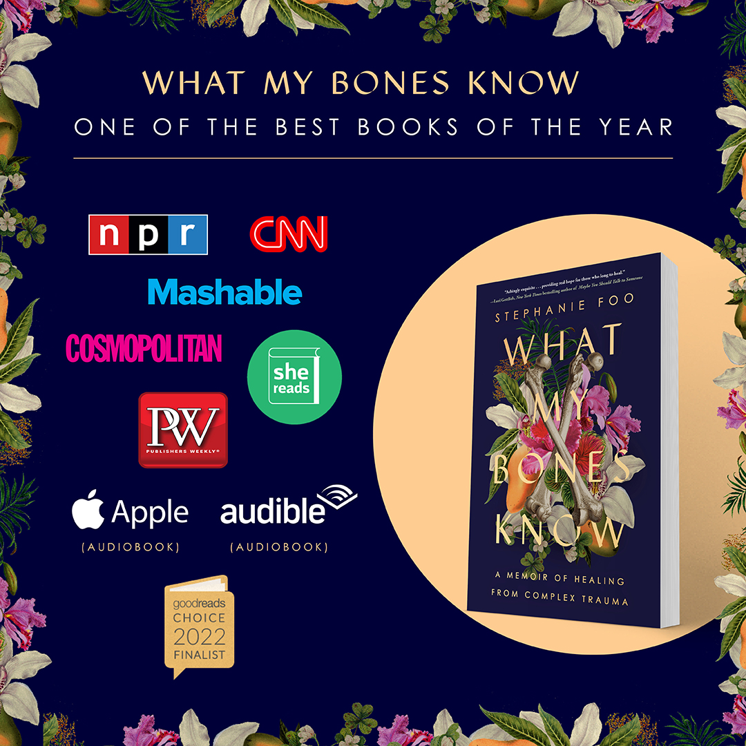 TODAY!!!! What My Bones Know comes out in PAPERBACK! 

So proud of this book, honored it has helped so many, and I am thrilled that it is now in a more accessible format. Thank you to all of you for your support <3