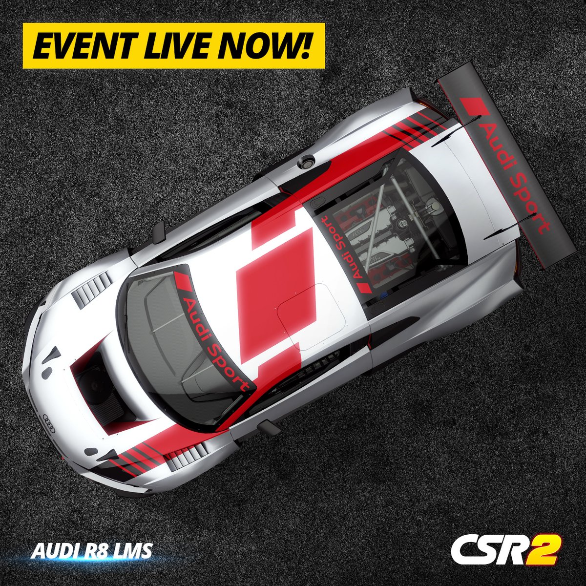 CSRRacing's tweet photo. Driving the Audi R8 LMS is a thrill like no other. Get behind the wheel and feel the rush in our latest event! ๐ค๐๏ธ
Play #CSR2 now: https://t.co/zeIcylQJrl
#SupercarScience #Audi #CSR2racing #DragRacing https://t.co/cHvtjwUGhF