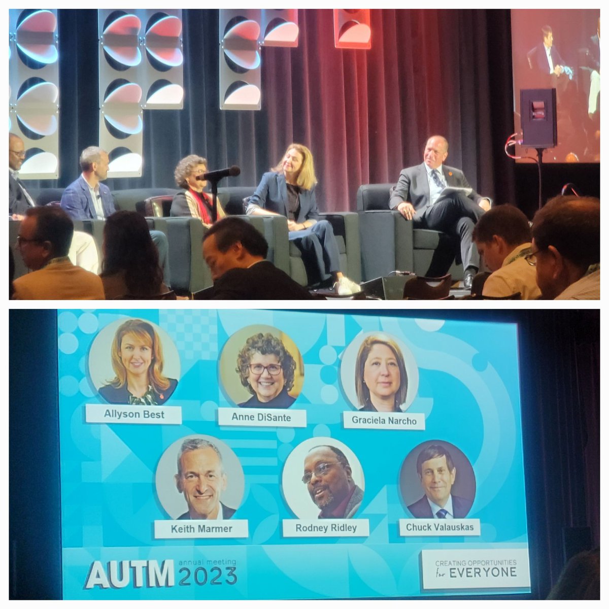 NixWayneD's tweet photo. Discovering the future of tech transfer at the Reimagining the TTO Plenary Session. Join the conversation on shaping the industry and meet growing expectations. #TTOfuture #TechTransfer #autm2023 https://t.co/Y9EmX8SsvQ