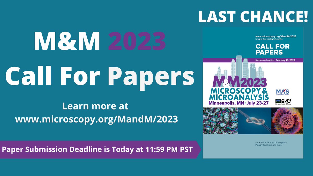 Microscopy Society tweet media