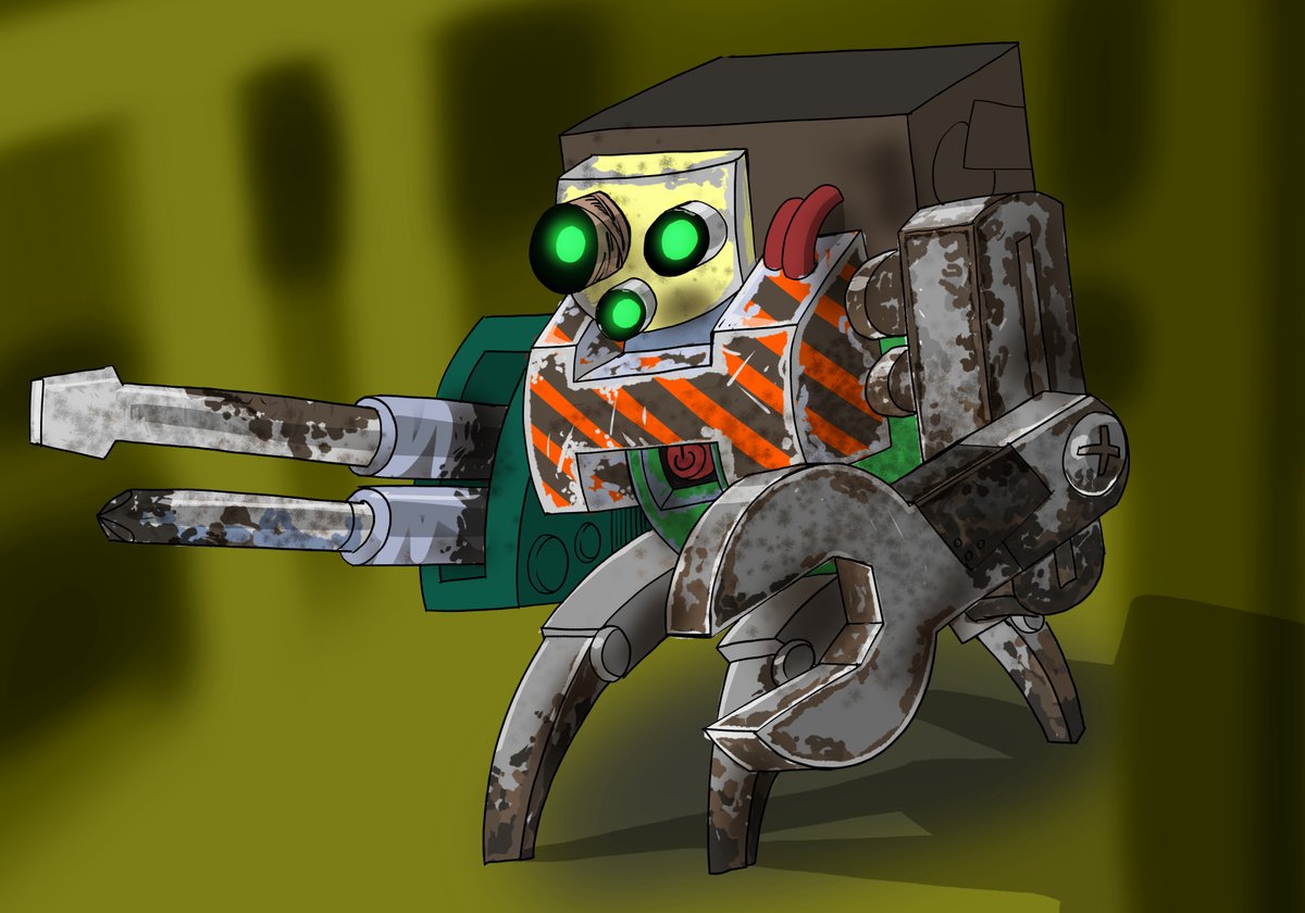 Mend Mech is online and ready to fix some bots 🛠 #cardgame #boardgames #art #tabletopgames