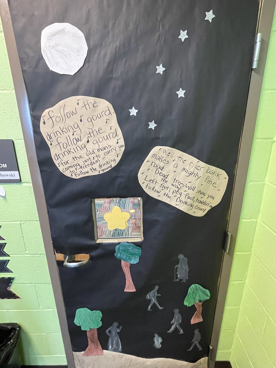 MapleAbraham's tweet photo. Abraham Lincoln Elementary School Celebrating Black History through Door Decorating https://t.co/q2XEx46Gg3