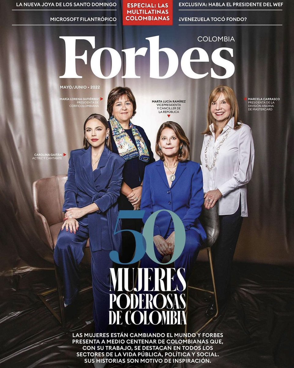 StephCaldm's tweet photo. Narca Lucia Ramirez en la portada de #ForbesColombia 🤡🤡🤡🤡🤡🤡🤡 la única que me alegra que este ahí es @CGaitanOficial https://t.co/csHpTJbPJO