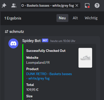 Low stock isnt a problem, always thanks to:
Bot: <a href="/HazeyAIO/">HazeyAIO</a> 
CG: <a href="/GoatifyIO/">GOATIFY</a> <a href="/myLanceGroup/">myLance</a> <a href="/projectZtech/">Project Z</a> <a href="/Retailgo_/">Retail.go</a> 
and thanks to: <a href="/CartsOrange/">OrangeCarts</a>