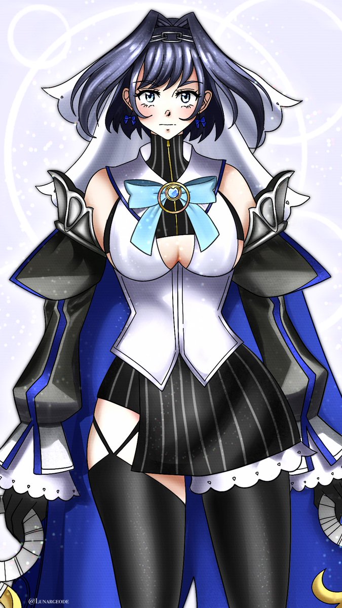 Ouro Kronii 💙⏳✨ #fanart #hololive #OuroKronii #time #animegirl #animeart #digitalart