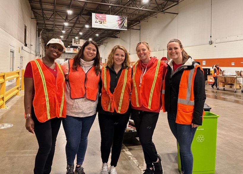 JLI volunteers recently helped <a href="/GleanersFBIndy/">Gleaners Food Bank of Indiana</a> by loading vehicles with pre-boxed food and directing traffic for contactless, drive-thru distribution. Their mission to end hunger supports JLI’s current community focus on improving the lives of children in foster/kinship care.