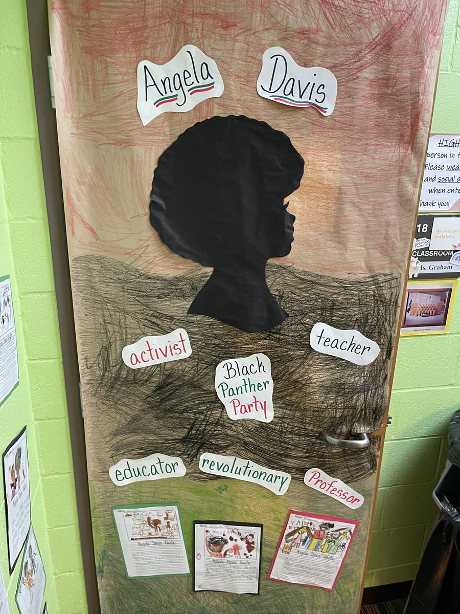 MapleAbraham's tweet photo. Abraham Lincoln Elementary School Celebrating Black History through Door Decorating….cont. https://t.co/0FCbaHb1J1