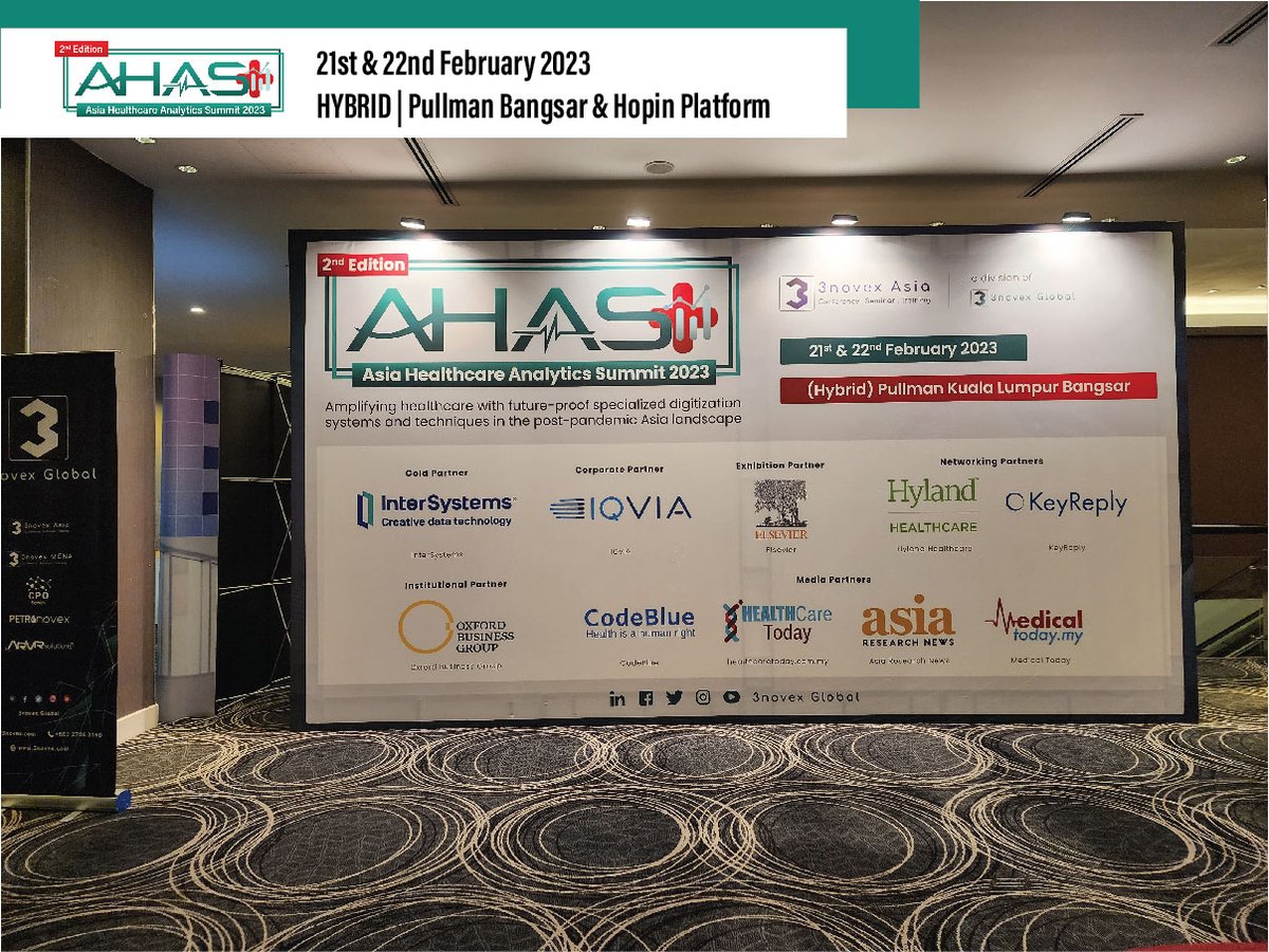 3novex's tweet image. Day 1 of Asia Healthcare Analytics Summit 2023 (AHAS 2023) was just incredible!
With so much of sharings in in-depth insights and experiences from our astounding speakers and partners, it was indeed a full packed session today.
Here are some of the snaps for you!
#AHAS2023 #AHAS