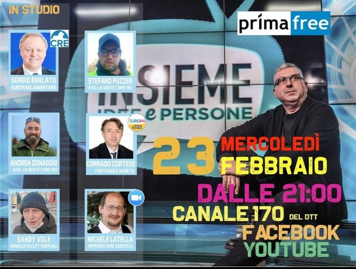 gianluca826's tweet photo. #Puzzer #Donaggio
23/02/2023 ore 21 canale 170 
A parlare purtroppo di nuove rappresaglie verso gli ex colleghi portuali e nuovi licenziamenti verso i tesserati al sindacato e per chi ha portato avanti le proteste..
#primafree https://t.co/Gc4LTDwrXX