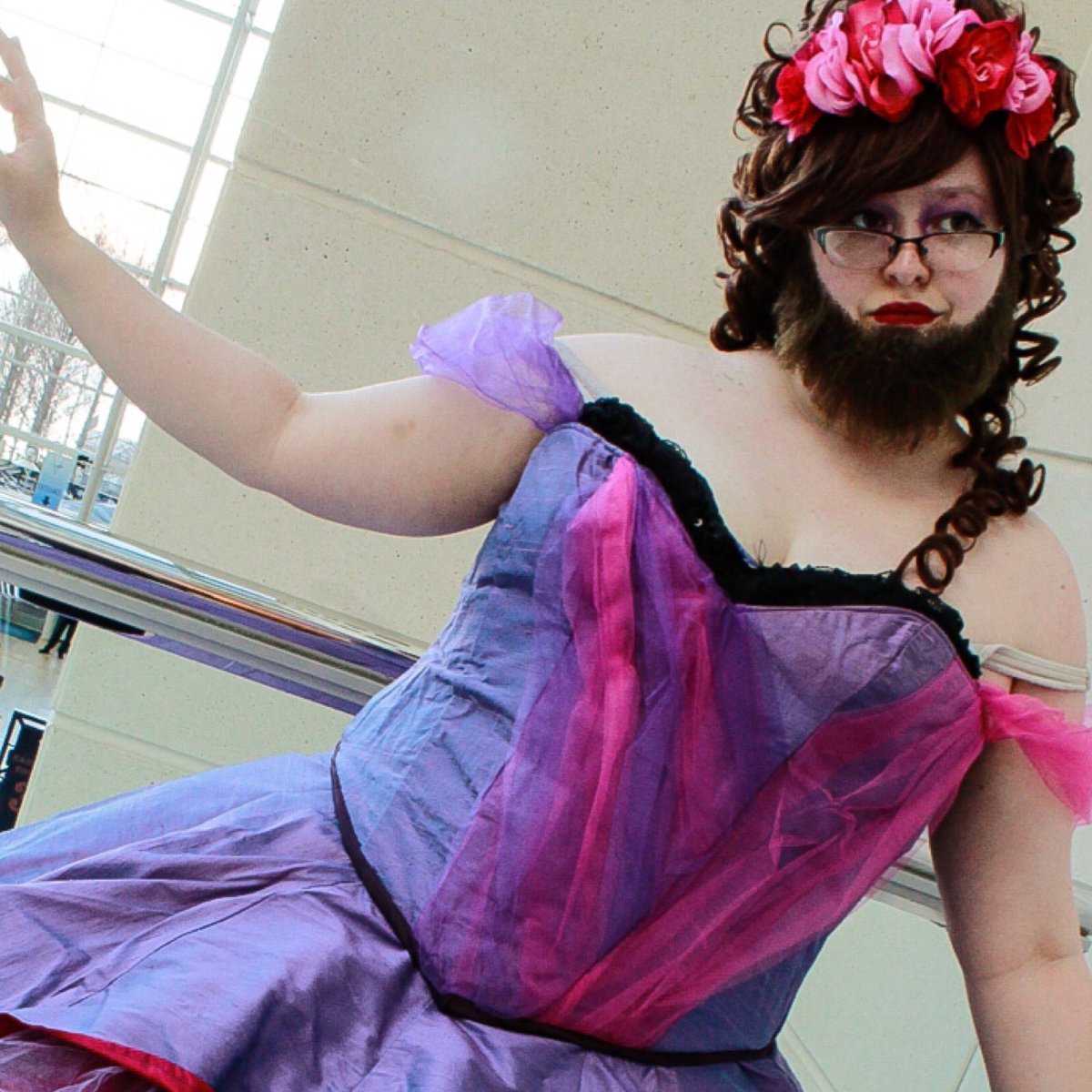 ThatDamnAimie's tweet photo. Absurdist non-binary memoir in the key of F minor. Rhapsody of depression, ADD, and Autism in blue hair and Asexual. A life governed by sewing machines and cat antics. Cosplayer. Sewist. Queer. Witch. Gaymer. Feline lover. Fairy lights. Houseplants.  Enter if you must. https://t.co/k7la47gHMJ
