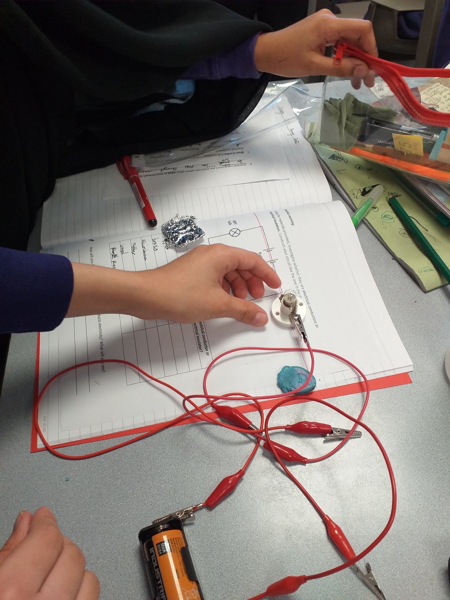 dixonsmb on Twitter "Year 5 investigating circuits and materials in