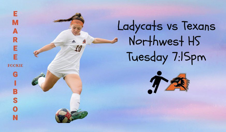 Game day! Come out and support your Aledo Ladycats🙌🏼🙌🏼 <a href="/SoccerLadycat/">Aledo Ladycat Soccer</a> <a href="/kris10mtz/">Kristen Martinez</a> @LethalSoccer <a href="/RealNolanRuth/">Nolan Ruth</a> <a href="/Gosset41/">Brian Gosset</a>