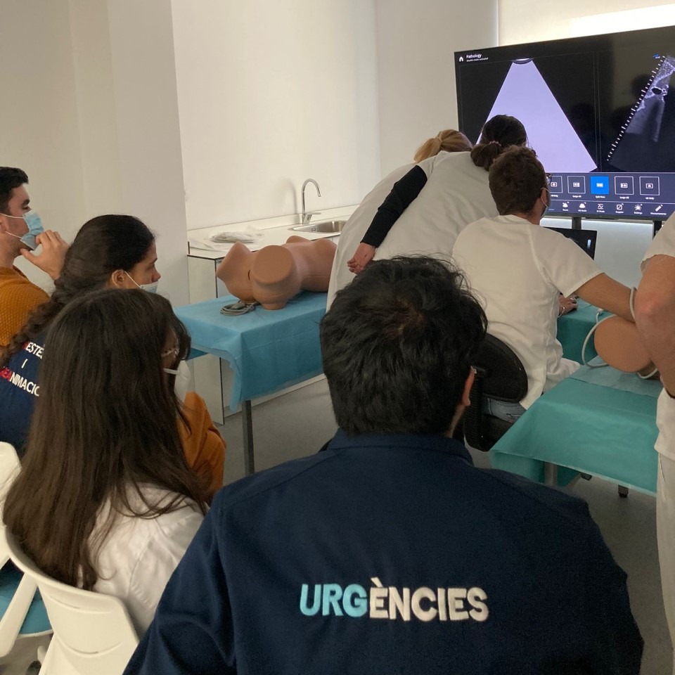 SimulacioVH's tweet photo. S'inicia el programa ECOSIM de formació en ecografia clínica al Centre de #SimulacioVH. 
🎯 L'objectiu és capacitar els #ResidentsVH en l’adquisició de coneixements teòrics i habilitats pràctiques necessàries per aplicar-los en la pràctica professional.
ℹ️ https://t.co/kxWZlk0lfj https://t.co/oS5mfOp3zv