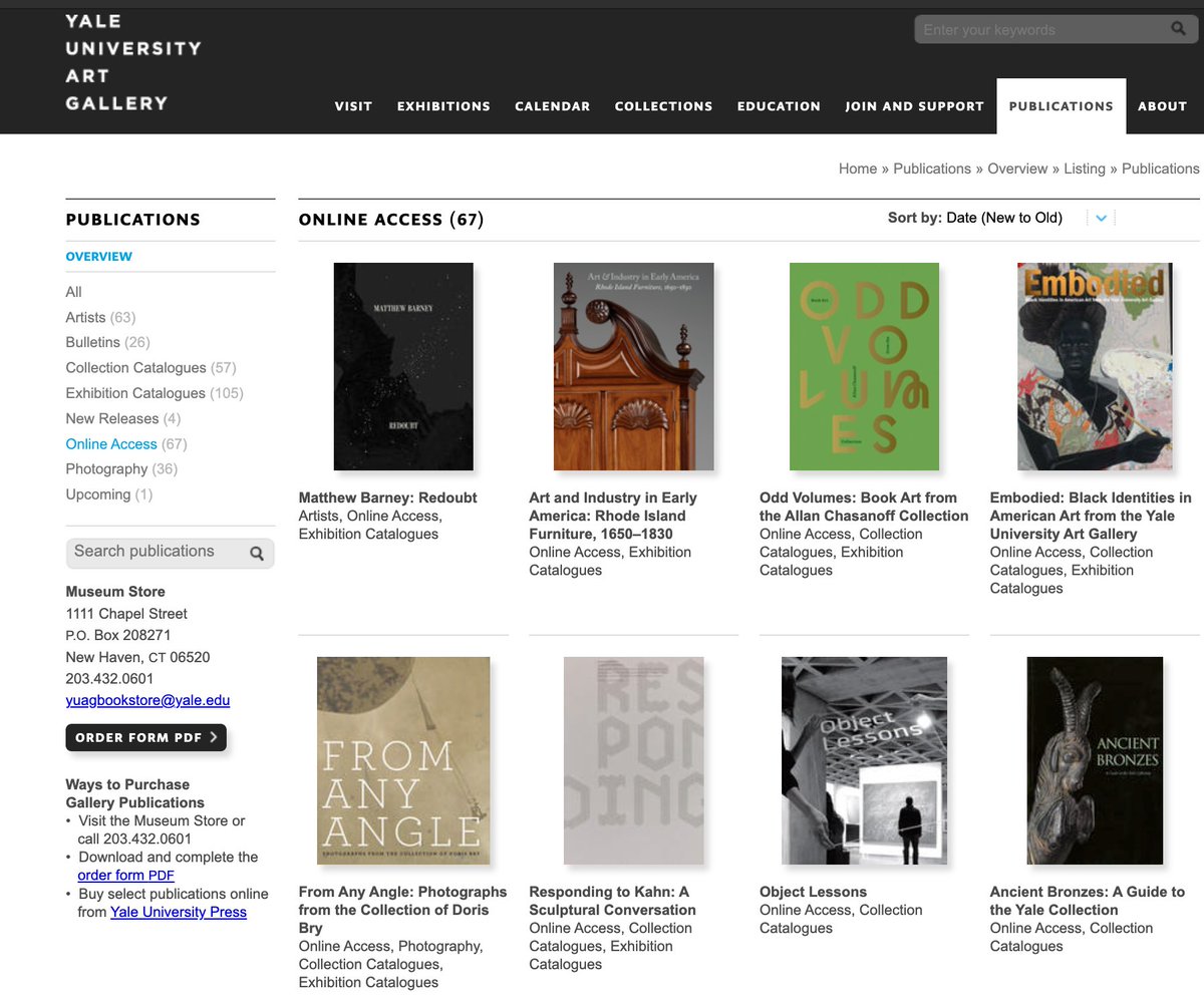 infodocket's tweet photo. Research Resources: “Yale University #Art Gallery #Digitizes its #Publications” https://t.co/D11uKN4L5m #finearts @YaleArtGallery https://t.co/XN7c217nuJ