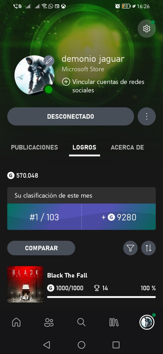 DemonioJaguar's tweet image. Completado Black The Fall al 100%
Muy recomendado si te gustaron títulos como Limbo, Inside, Somerville, Planet Alpha y similares.
#Xbox #TrueAchievements
#NoSaveDatas