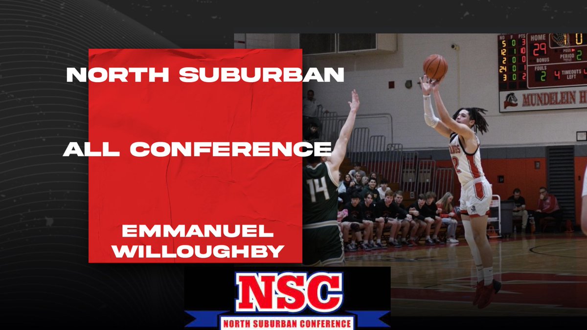 Congratulations to Senior Emmanuel Willoughby on being named to the NSC All Conference Team!