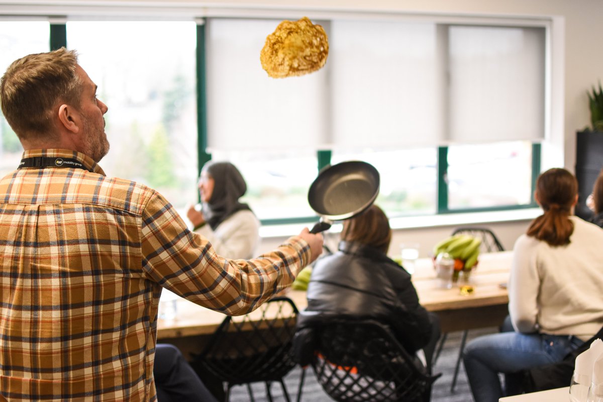 FOD_Group's tweet photo. Our People & Culture team have been serving up pancakes today to raise money for our Charity of the Year @CandlelightersT, a charity providing vital support to children with cancer and their families.
#lifeatFOD #pancakeday #candlelighters https://t.co/cWd6HHOu53