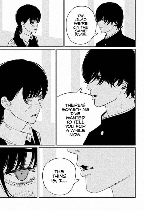if i didnt know any better i would think this was a romance manga scene where the love rival tells the female lead to stay away from the boy they're both interested in 