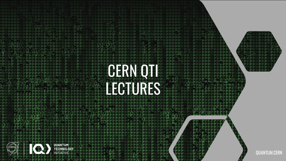 Passionate about #quantumscience? Want to know more about the recent developments in #quantumresearch? Follow our new lecture series kicking off next Wed 1 March @ 11:00 CET! The talks are organised by #CERNqti and are free and open to all: quantum.web.cern.ch/news/announcem…