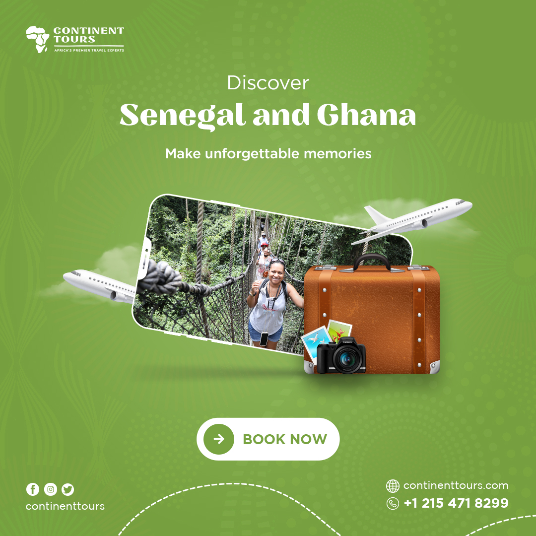 continenttours's tweet photo. #Discover the vibrant culture and beautiful landscapes of #Senegal and #Ghana on a once-in-a-lifetime journey.
https://t.co/xmcmUQqqEV
#traveltuesday #travelgram #Travel #continenttours #instatravel #travelagency #westafrica #wanderlust #senegaltour #ghanatour https://t.co/SCwaBPaH8V