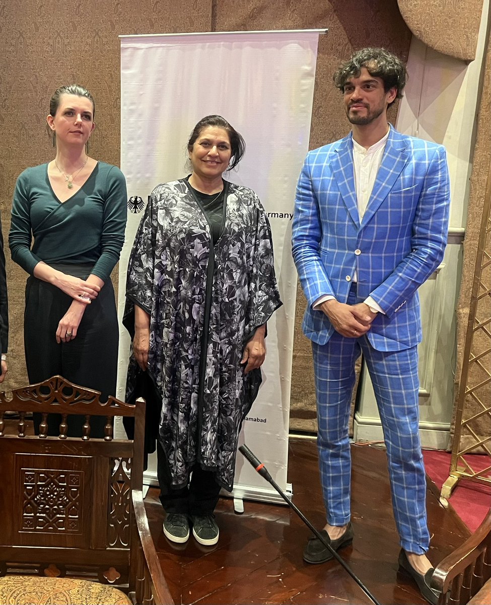 anjumassad's tweet photo. @GermanyinPAK @krishakops Thanks for the book reading event. One of its kind. Krisha Kops reading was absorbing. https://t.co/ThyMi4jykn