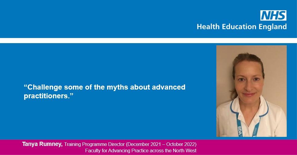 NHSHEE_NWest's tweet photo. @TanyaRumney also joined us in presenting her project to "Implement a virtual professional network for APs and trainee APs from the 14 AHP professions,"  highlighting support networks and learning as key. 🙌 

#AdvancingPractice #TPD #betterpractice https://t.co/ZEzAKuV3pz