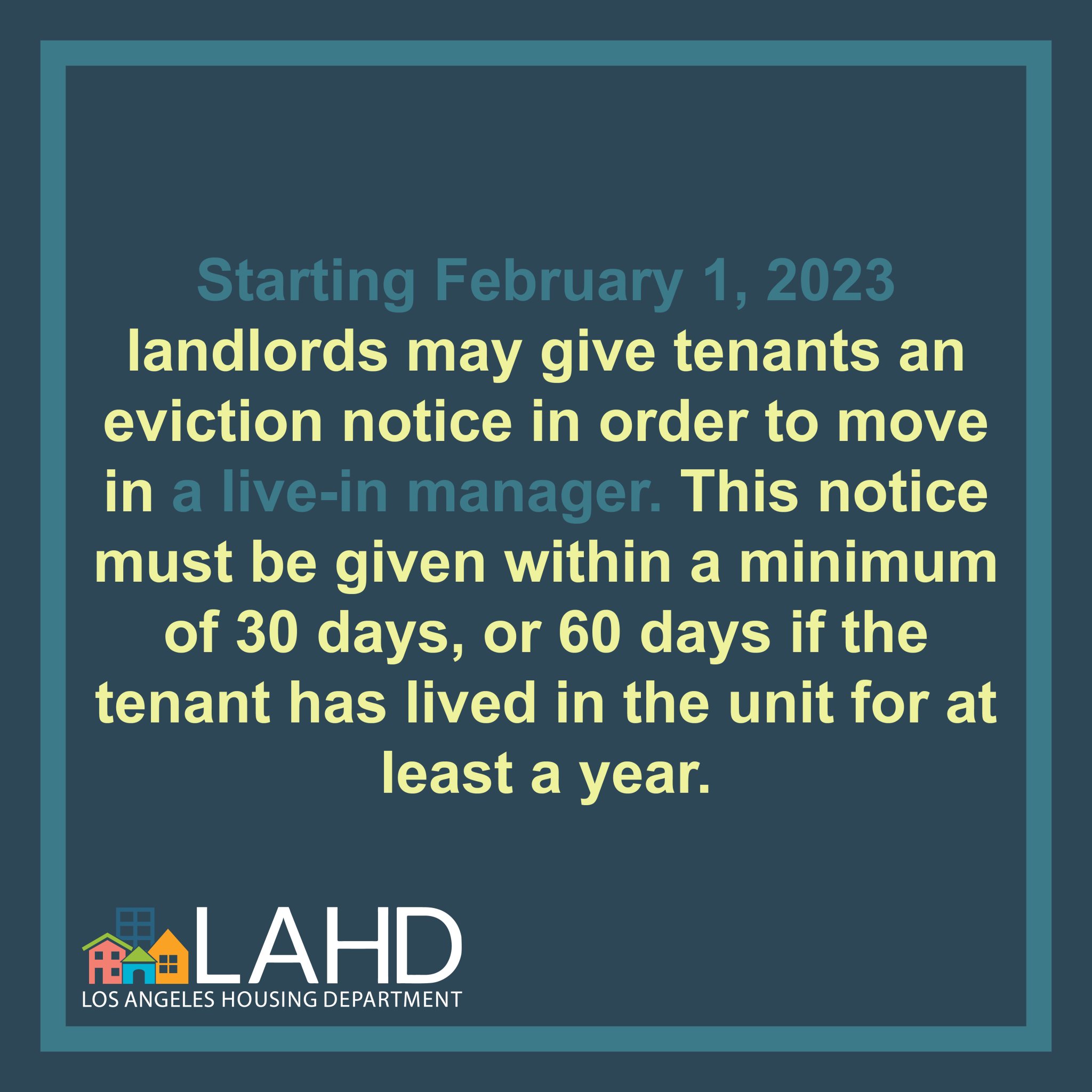 Los Angeles Housing Department on Twitter "Starting February 1, 2023