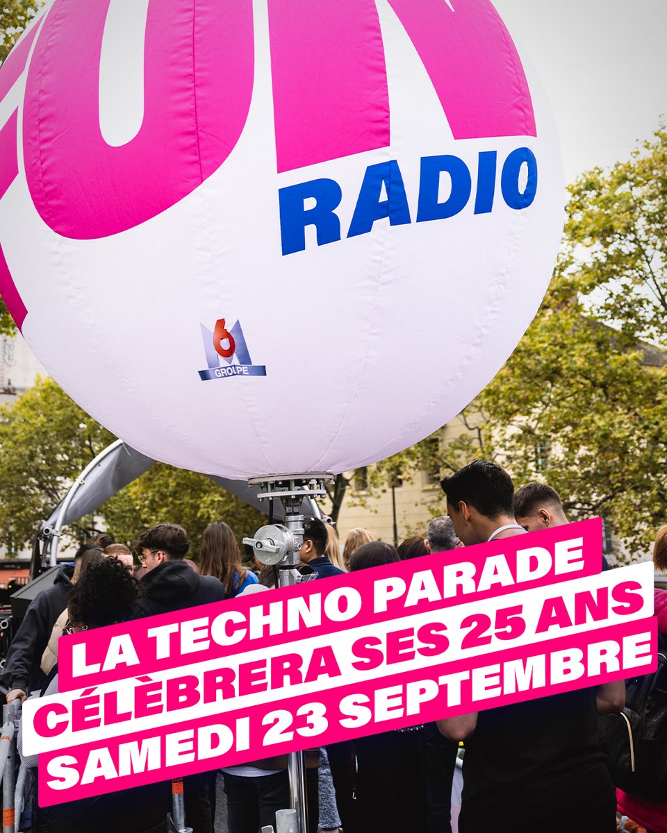funradio_fr's tweet image. C’est une édition historique que s’apprête à vivre des centaines de milliers de personnes le samedi 23 septembre à Paris ! La @technoparade, plus grande fête populaire et électro de France, revient défiler dans les rues de la capitale pour célébrer son 25ème anniversaire ! 🥳