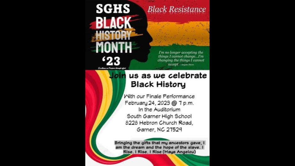 Happening Tomorrow- Black History Month Performance with over 100 talented students! Free! All are welcome! #ExcellenceOnPurpose #BlackHistoryMonth