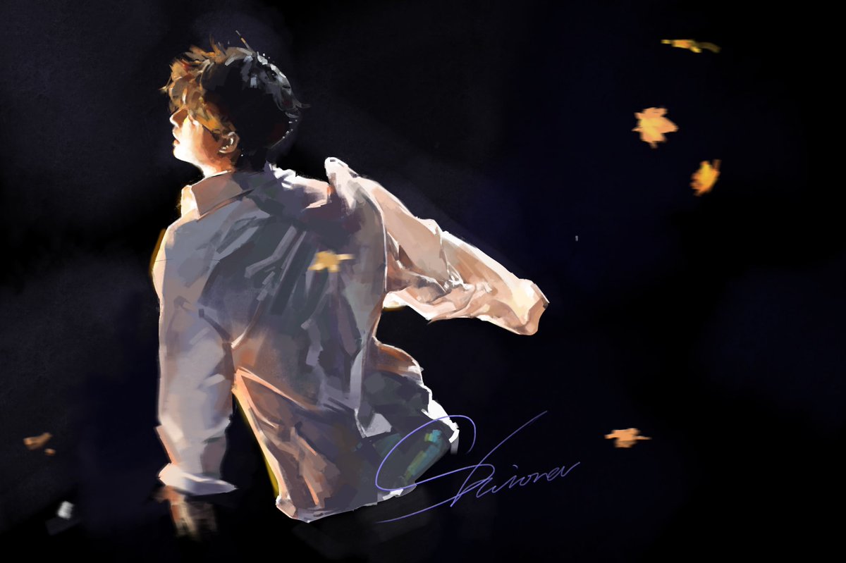 「#WangYibo #像阳光那样 」|枝のイラスト