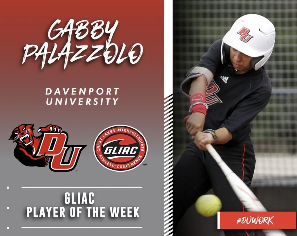 DU_SBALL's tweet photo. 🚨🚨Record Alert🚨🚨

Gabby Palazzolo picks up GLIAC Player of the Week recognition after breaking the DU record for most homeruns in a single game (3) https://t.co/zJ01hJmmPi