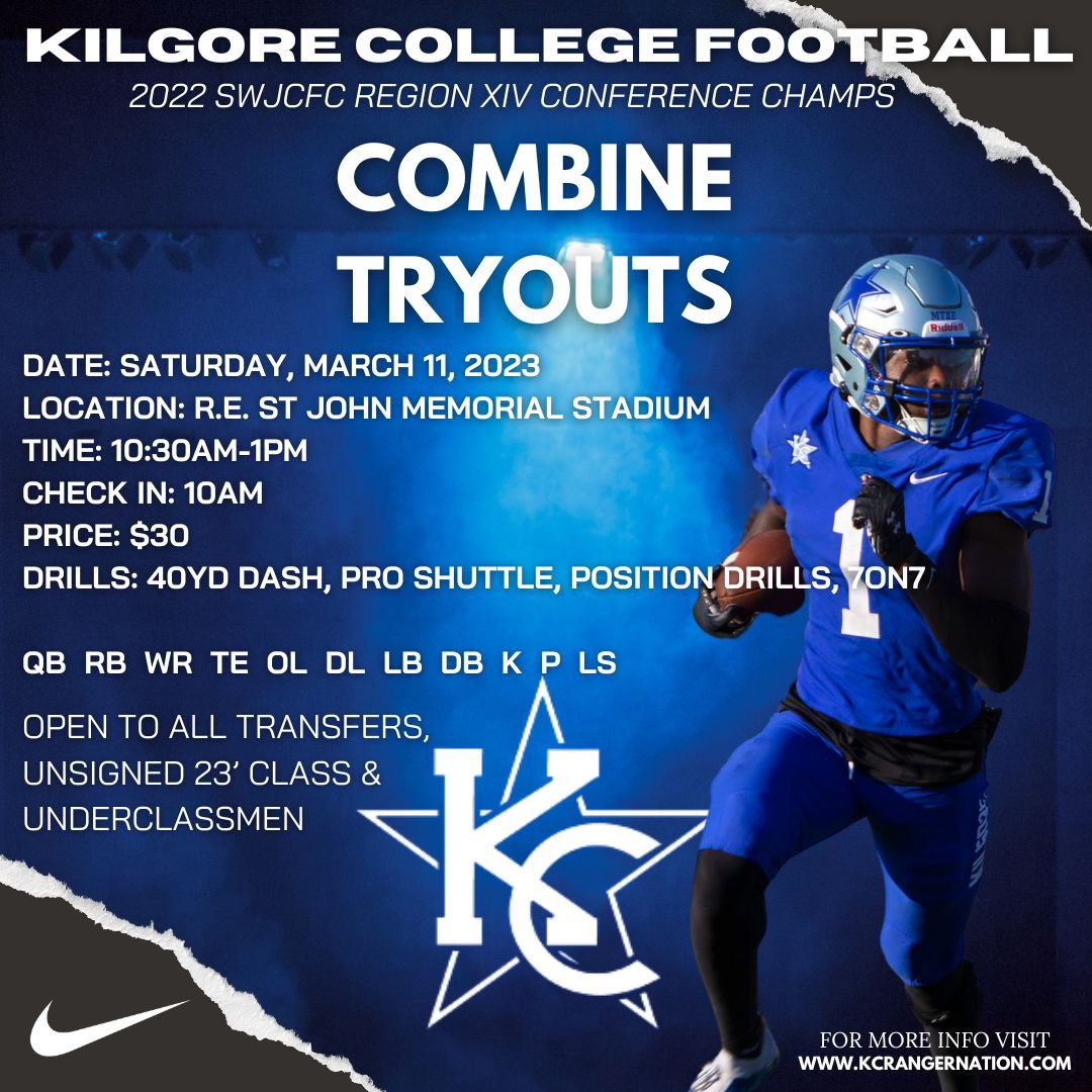 KC_MTXE's tweet photo. Here is your opportunity. Show up, fly around &amp; compete! 

TRYOUTS⬇️

Saturday, March 11th 2023🗓️ 
10:30AM - 1:00PM ⏰ 
R.E. St. John Memorial Stadium📍 
ALL POSITIONS 
$30

CHECK IN BEGINS @ 10:00AM☑️

EARN IT!

#MTXE 
https://t.co/bvnvqiIbKW https://t.co/PKFSRHbD6m