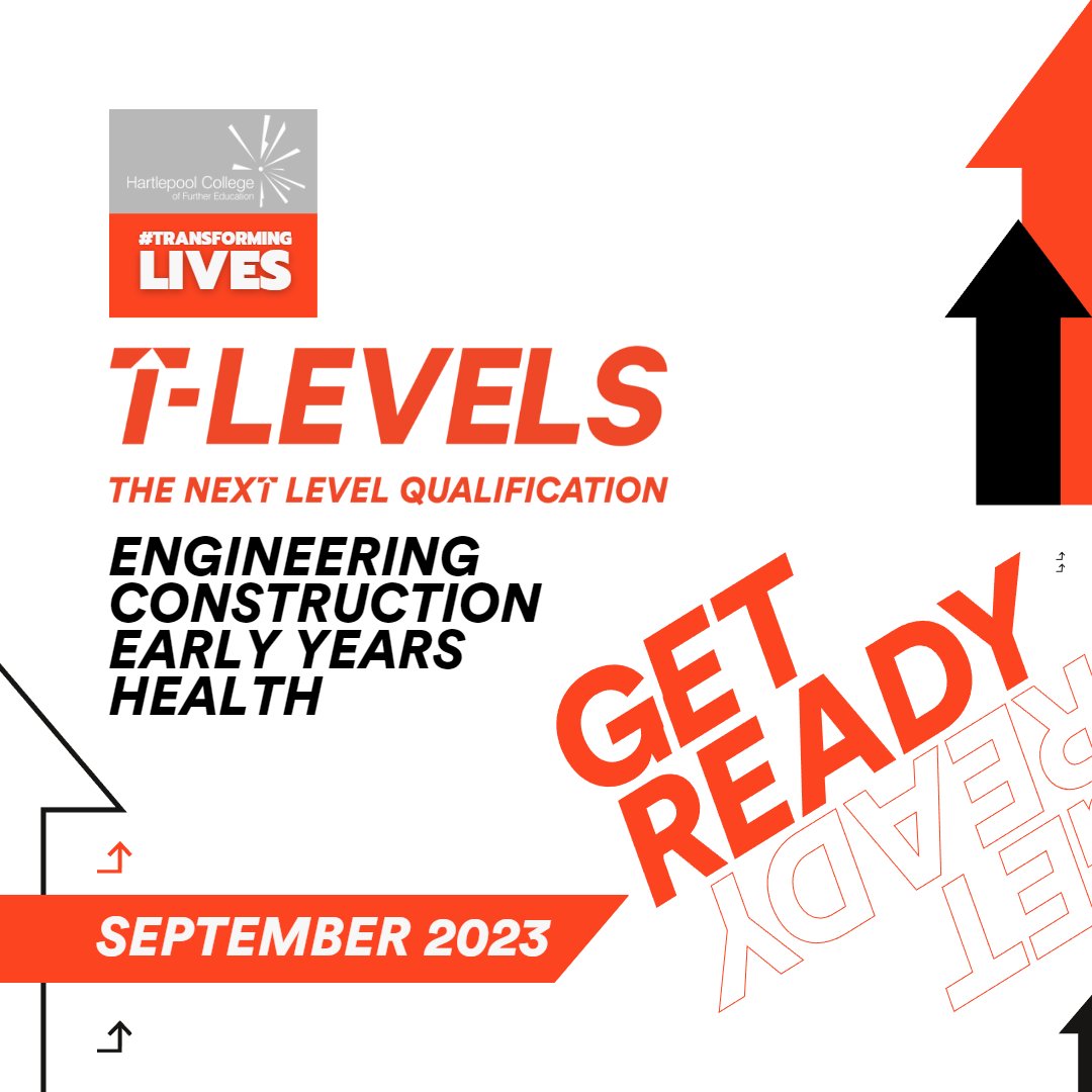 Are you ready for the next generation of qualifications? #TLevels are coming! 
Study L3 Technical Quals in Engineering, Construction, Early Years &amp; Health here from September 2023.

Find out more and express your interest &gt;&gt; 
bit.ly/hcfetlevels

#TLevels #TransformingLives