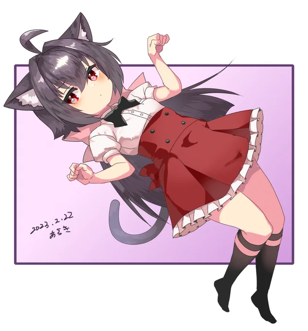 2月22日は猫の日だそうなんですよ檸檬さん======_(:3」∠)_ 