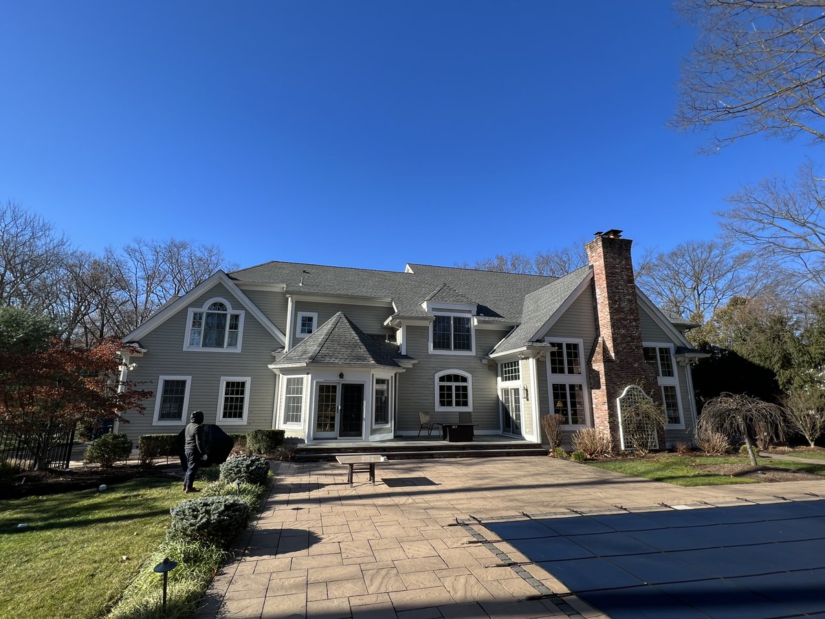 GARoofingNJ's tweet photo. Roof Replacement
GAF #TimberlineHDZ
Color #PewterGray
Golden Pledge Warranty Roof System
The Great American Roofing Company of Ramsey and Upper Saddle River NJ
#RoofReplacement
#MasterElite
#GAF
#GoldenPledgeWarranty
#UpperSaddleRiverRoofer https://t.co/hWJqNyERdw