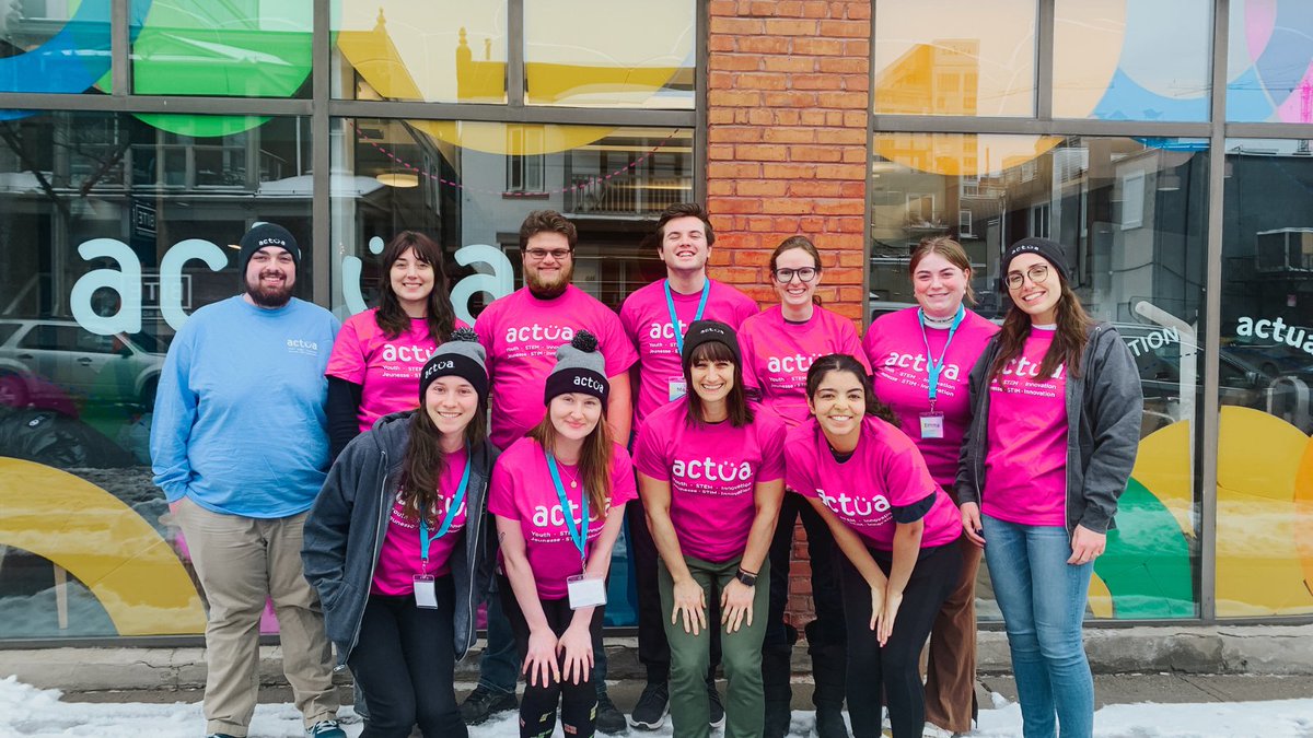 Actua’s Instructor team is headed out on the road for the first time since the pandemic to deliver our #STEM winter workshops to schools in the North! We’re so excited to connect again! 🙌 #ActuaintheNorth