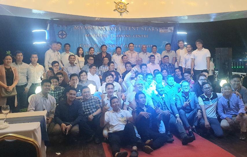 🍽🥂👏 MES, Honourable dinner for CoC Courses completions 👏🥂🍽

#MyanmarExcellentStars
#MES_MTC