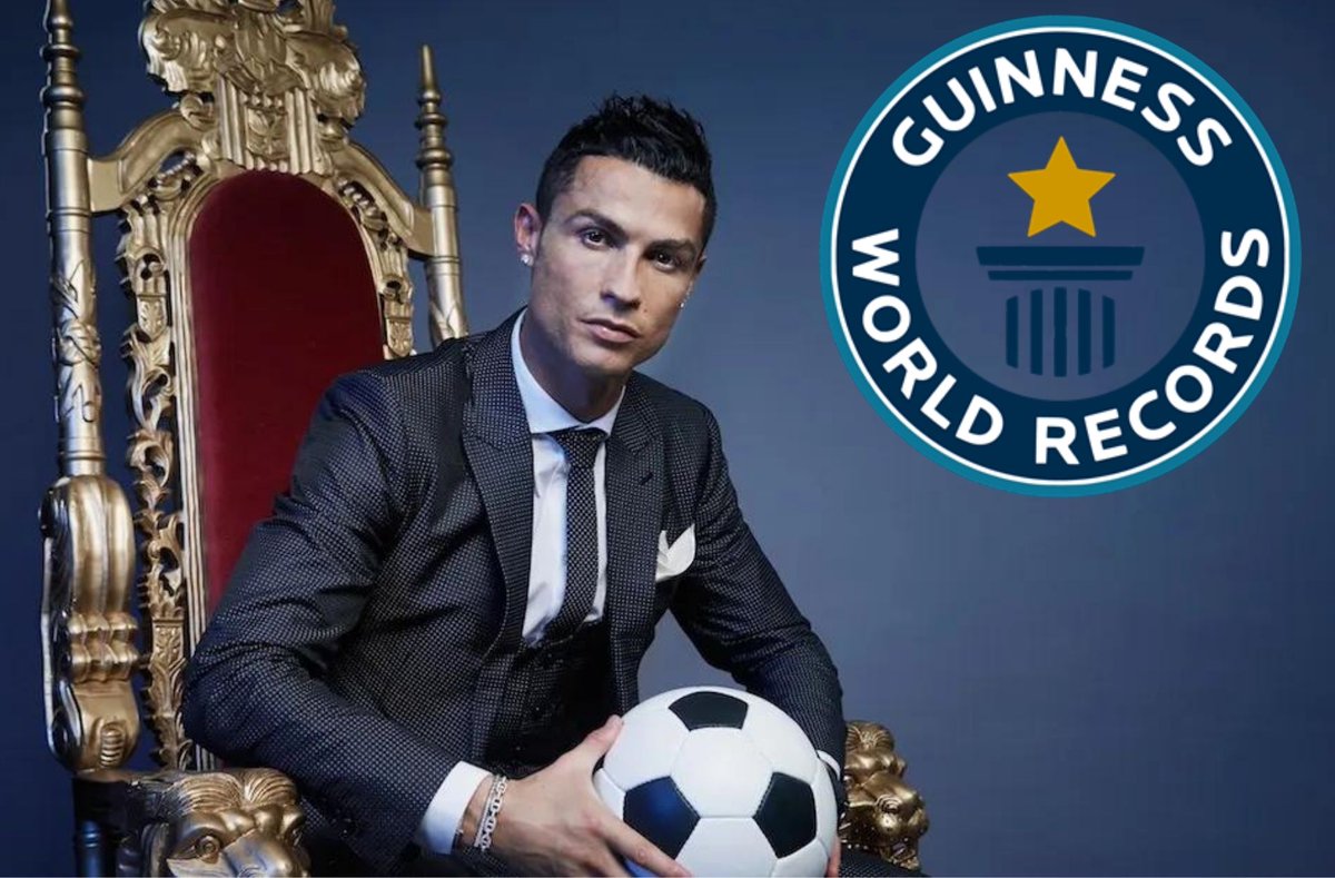 scorerushgame's tweet photo. [THREAD] The records held by Cristiano Ronaldo in football https://t.co/55rCq479FG