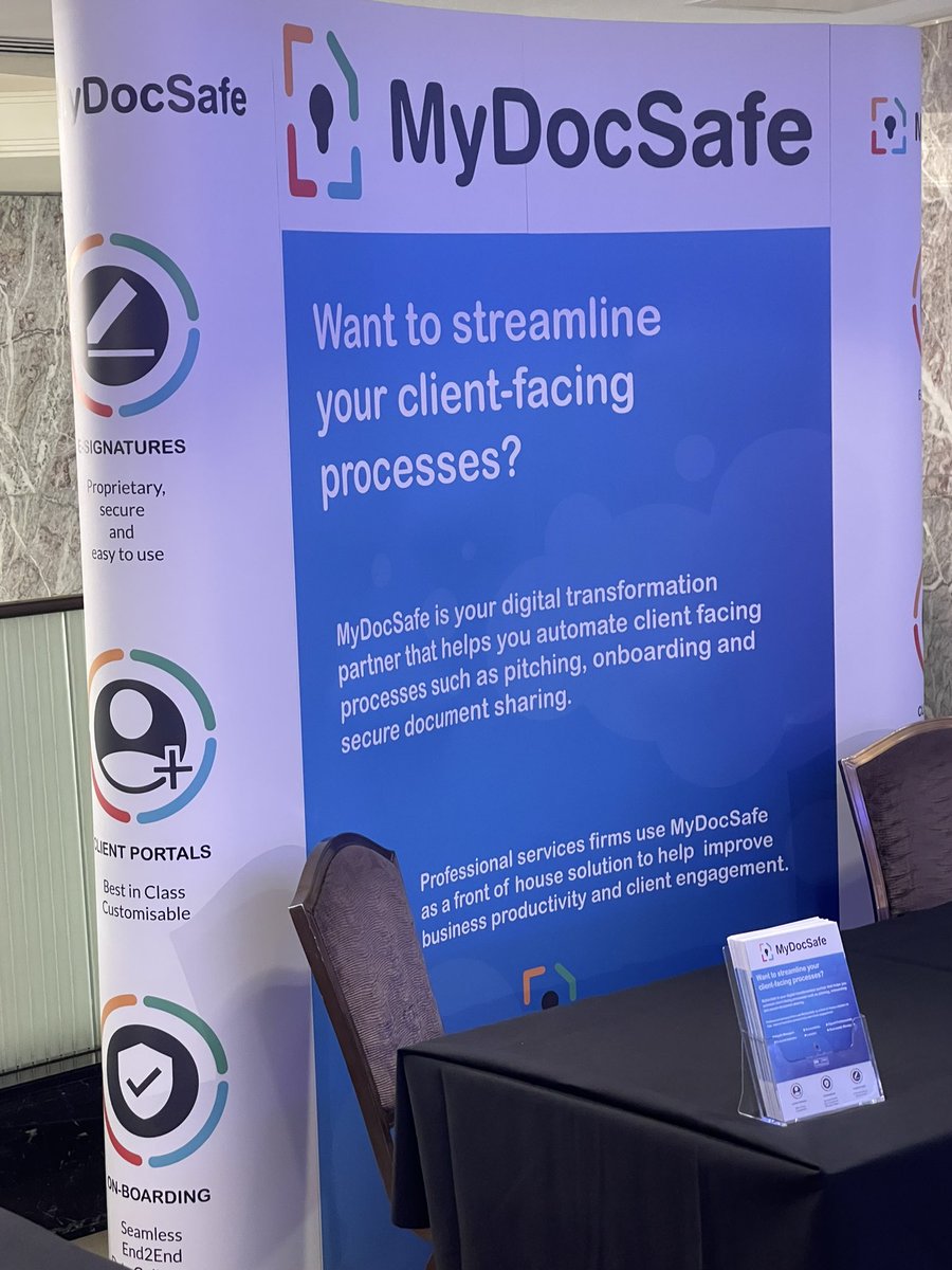 MyDocSafe's tweet image. Visit us at our stand at the Royal Lancaster Hotel in London today or tomorrow to talk about automation in Wealth Management.