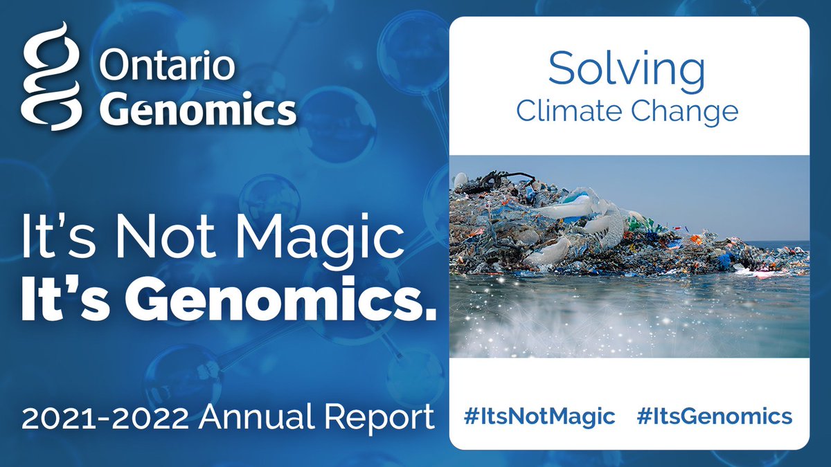 ontariogenomics's tweet photo. Do you recycle♻?
#DYK 2.8 million tons of plastic 🥤 end up in Canadian landfills & can take up to 450 years to decompose⏲?
We're investing in #genomics tech to achieve zero-plastic waste⭕ #TheFutureIsCircular.
#ItsNotMagic its genomics #Breathrough
https://t.co/vyZ3IwSTW8 https://t.co/H0uS9oUMv7