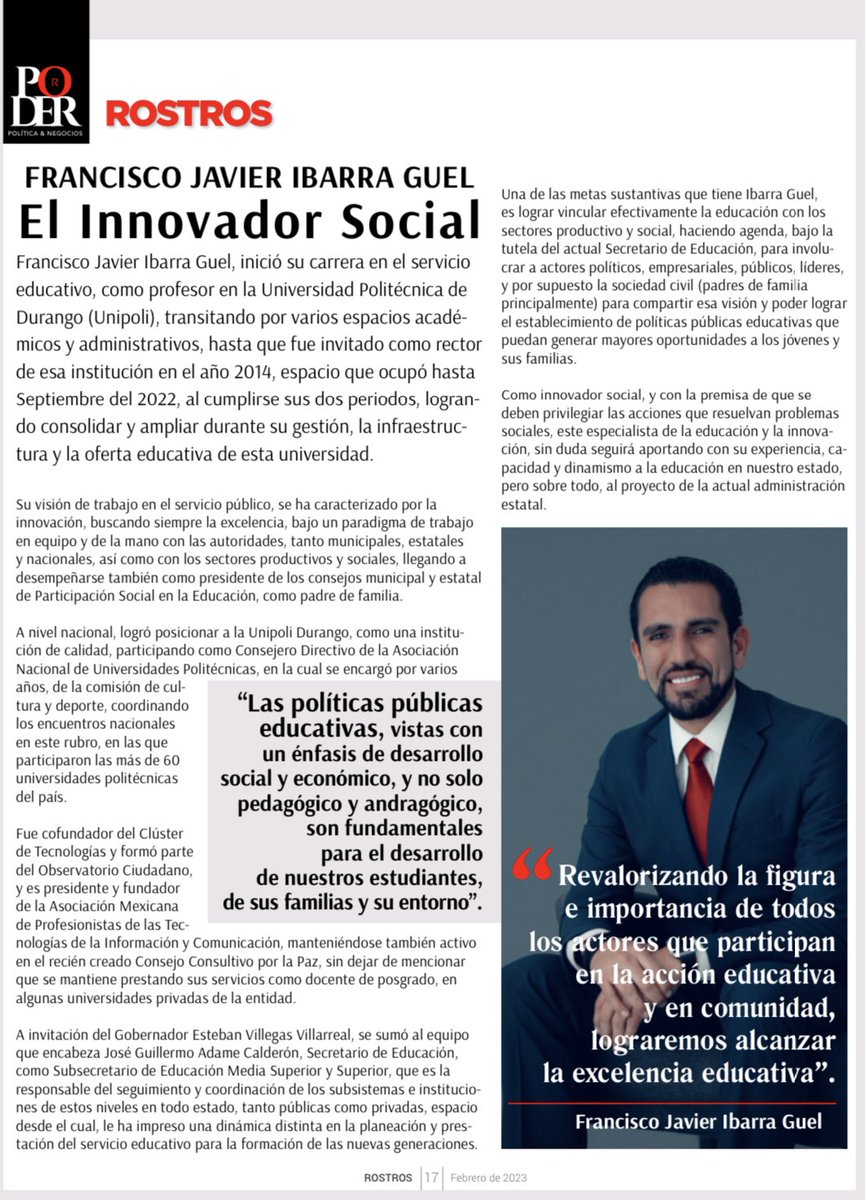 Francisco Javier Ibarra Guel tweet media