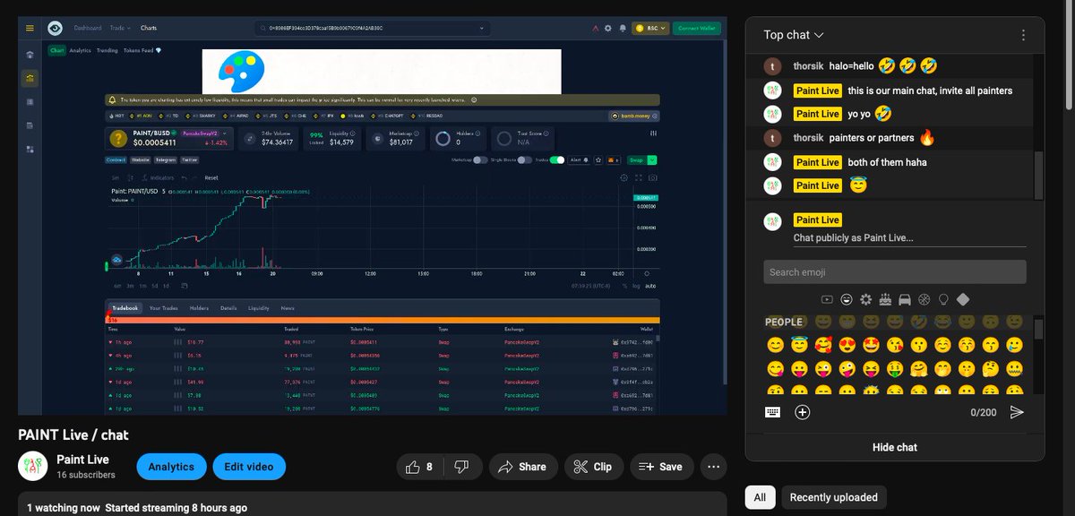 PaintLovers_art's tweet photo. This is the main Paint Lovers chat. Here we can talk listen to music and watch the chart together 🔥
https://t.co/tLa9ldcjtP

#Paint #Cryptomafiathp #Binance #altcoin https://t.co/5fIIG9q4CK