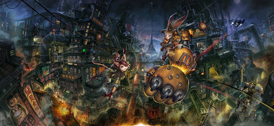 shanghaidaily's tweet photo. #Shanghai-based #gamestudios are gaining international recognition, influence and income with traditional culture, unique #art and innovations including the adoption of #AI, Shanghai Daily learned on Tuesday. #LilithGames #miHoYo  #Tigames https://t.co/Zb7t1sbAzL https://t.co/AnF8PRge9M