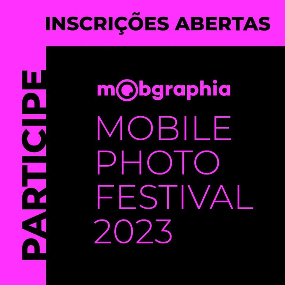 E o Mob23 chegou!
Mobgrafia, muito além do celular”
“O olhar da fotografia/mobgrafia num mundo Tech-Touch”
Inscrições abertas.
Corre lá no site da Mobgraphia, leia com atenção o regulamento e submeta suas Mobgraphias.
Boa Sorte.
mobgraphia.com.br
#mobgraphia