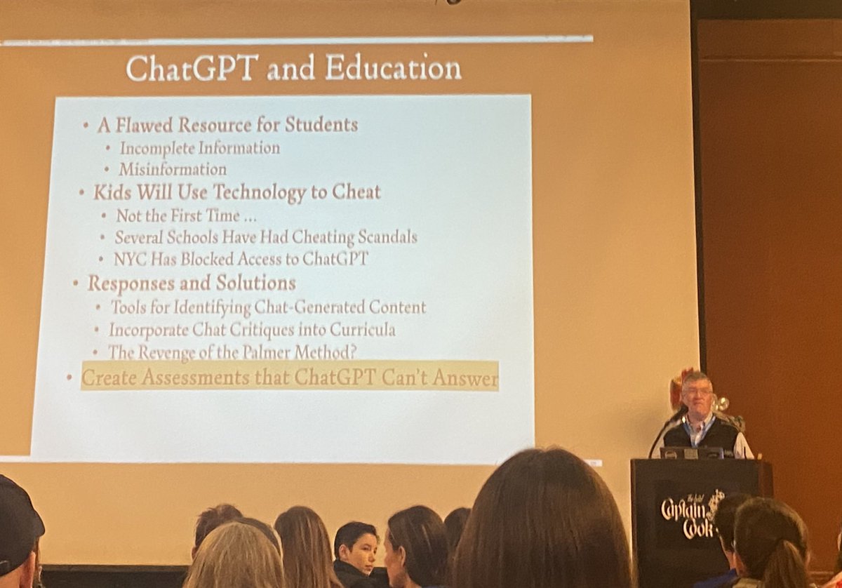 Cindy Duncan (@akedtech) on Twitter photo Every educator should listen to what Fred Lane <a href="/fsl3/">Frederick Lane 🇺🇸🇮🇪🏴🇺🇦</a> has to say about chatbots and <a href="/Cybertraps/">Cybertraps</a> for educators. Check out his podcasts and books. 🤯 #ASTE23 Every educator should listen to what Fred Lane <a href="/fsl3/">Frederick Lane 🇺🇸🇮🇪🏴🇺🇦</a> has to say about chatbots and <a href="/Cybertraps/">Cybertraps</a> for educators. Check out his podcasts and books. 🤯 #ASTE23