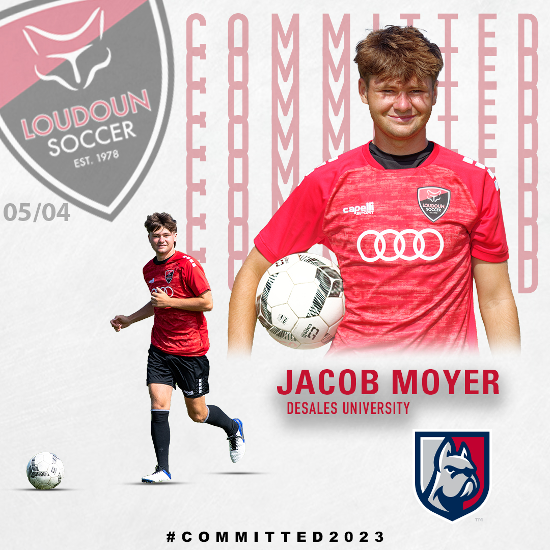 Congratulations to Loudoun 05/04B ECNL's Jacob Moyer, who has committed to play with DeSales University in 2023!