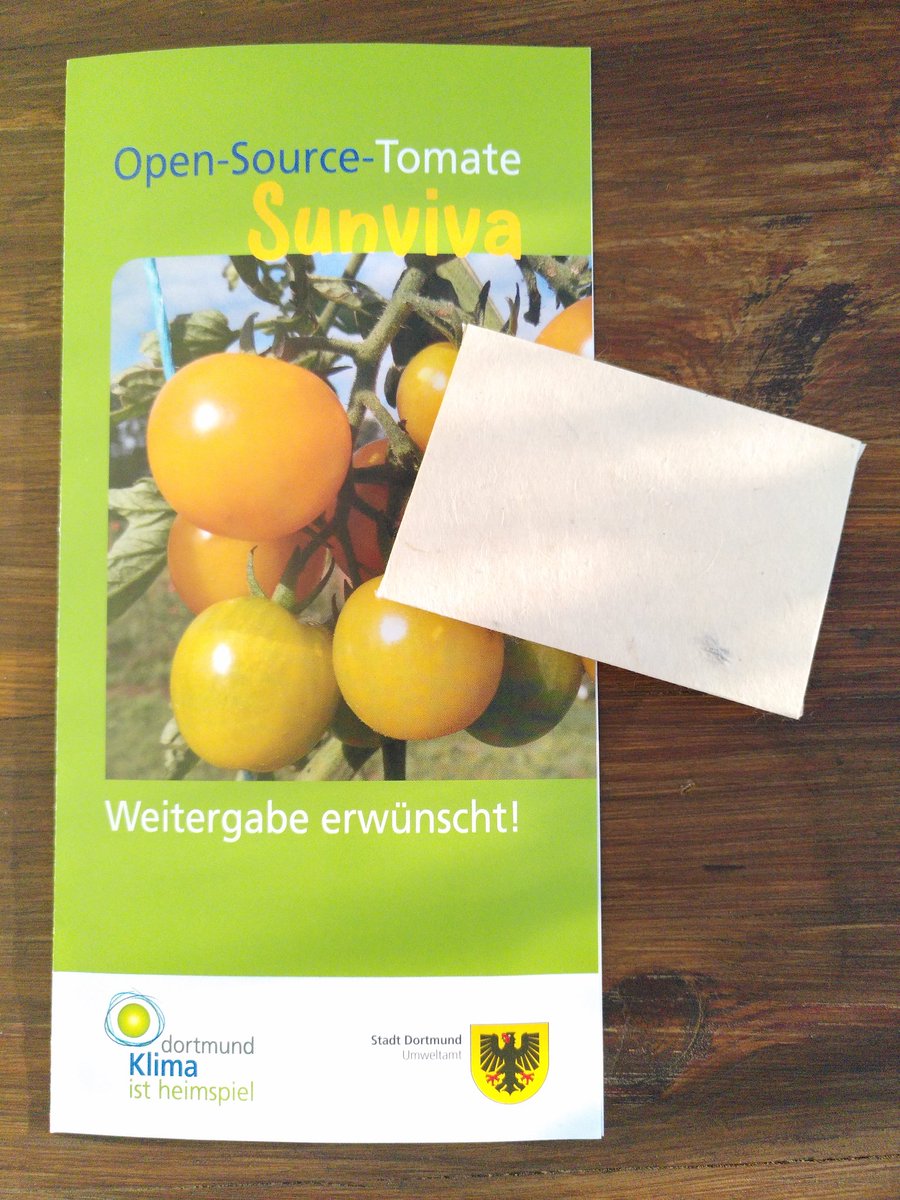 strickaholic's tweet image. Meine #opensourceseeds von der Stadt #dortmund sind da! #gartentwitter