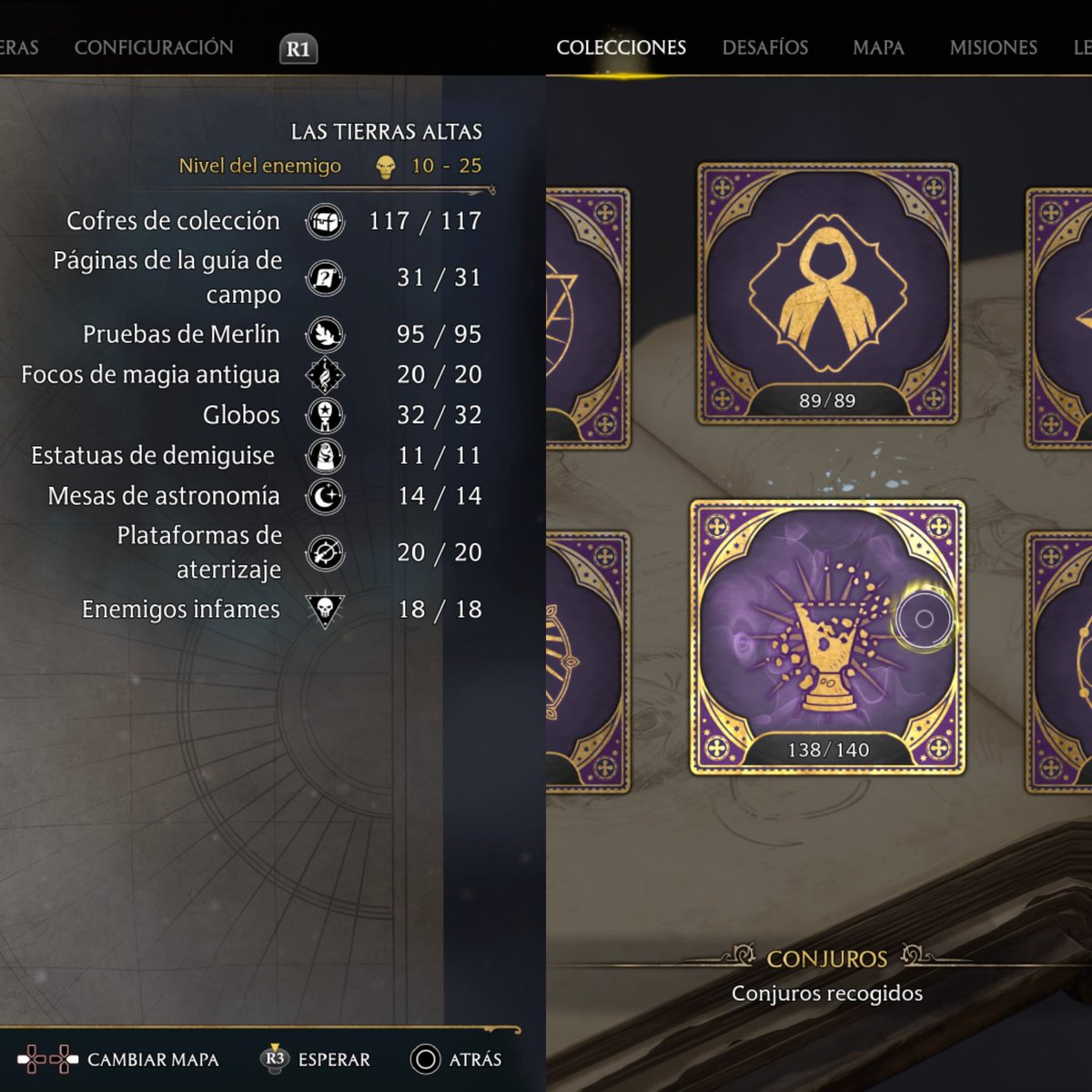 RAFBlurr's tweet photo. @ruimaravalhas @FinchStrife I also have the same problem, I completed absolutely everything, even the vivariums, still, the last "exploration" collectible does not appear in the "spells" collection https://t.co/BnZid2ig41