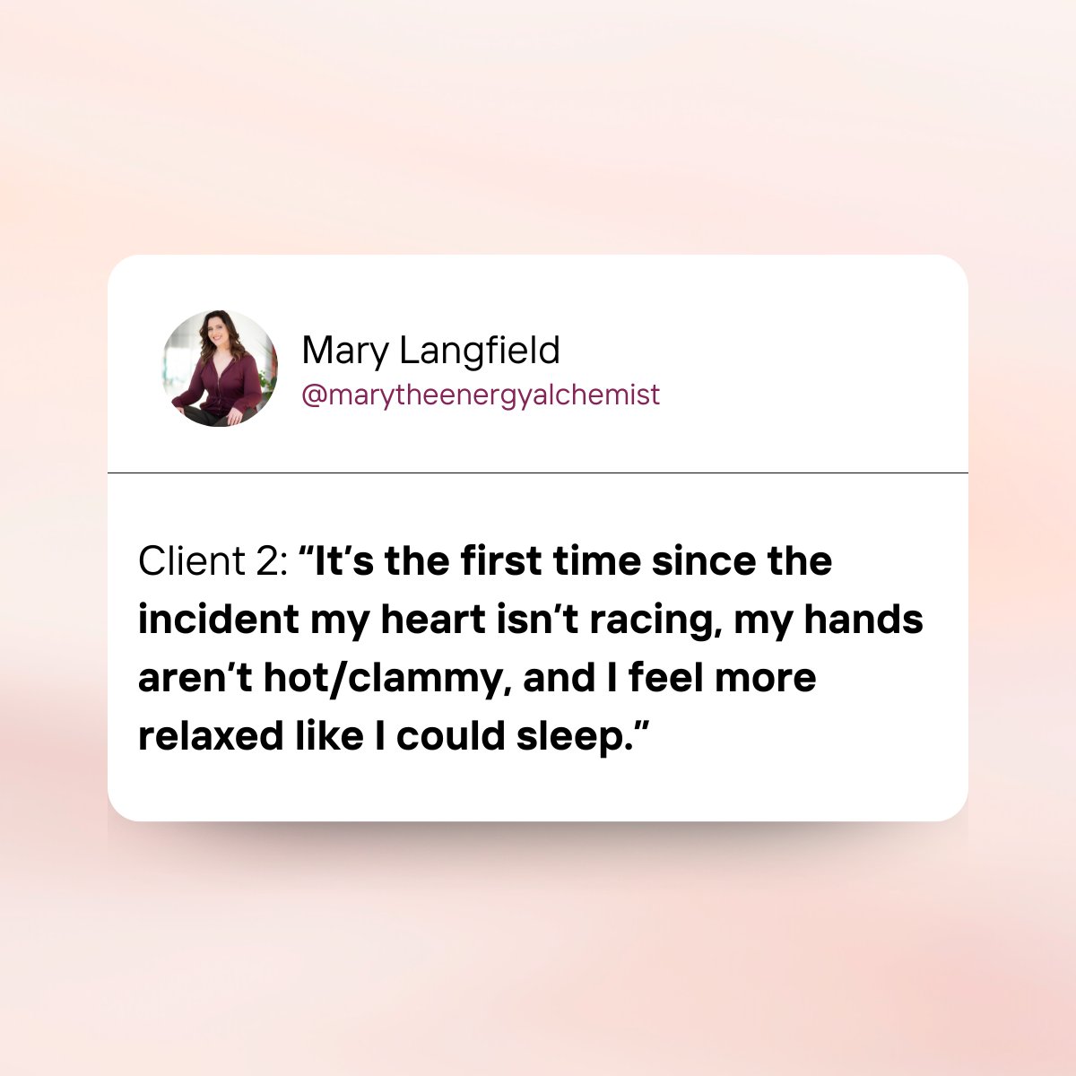 MplsHealthCoach's tweet image. Hear how my clients have SHIFTED THEIR SYMPTOMS! &amp;gt;&amp;gt;&amp;gt;

Client 1: “My energy is good! .”

Client 2: “I feel more relaxed like I could sleep.”

Client 3: “Today was very inspiring for me!”

Link in bio to connect!

#shiftyoursymptoms #clientwins