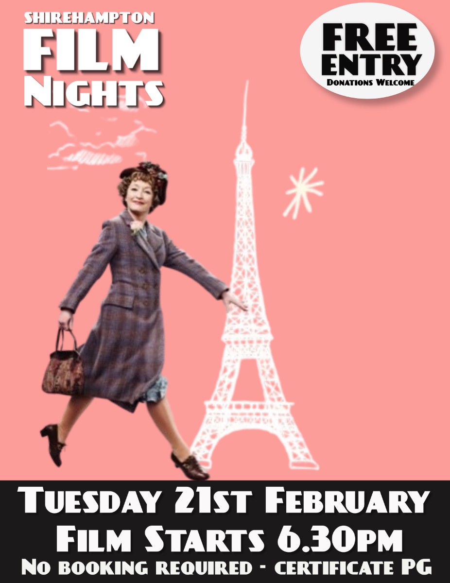 Tonight's free film is the tale of a seemingly ordinary British housekeeper who's dream to own a very special gown takes her on an extraordinary adventure.
Certificate PG - film starts at 6.30pm